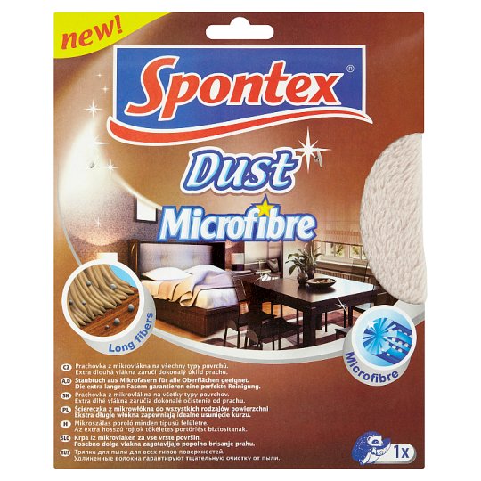 Spontex Dust Microfibre prachovka z mikrovlákna na všetky typy povrchov