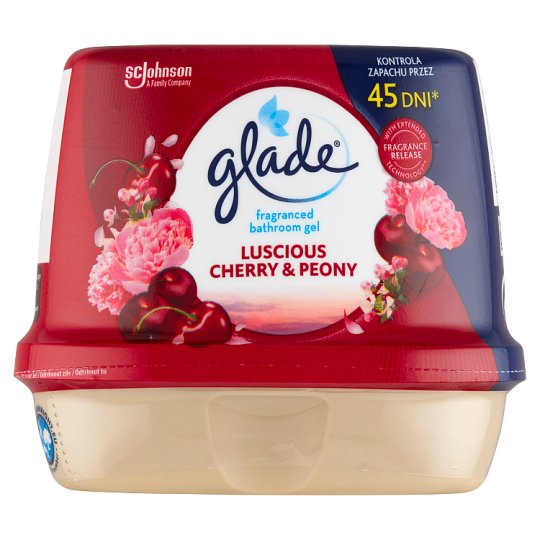 Glade Luscious Cherry & Peony Fragranced Bathroom Gel 180 g Tesco
