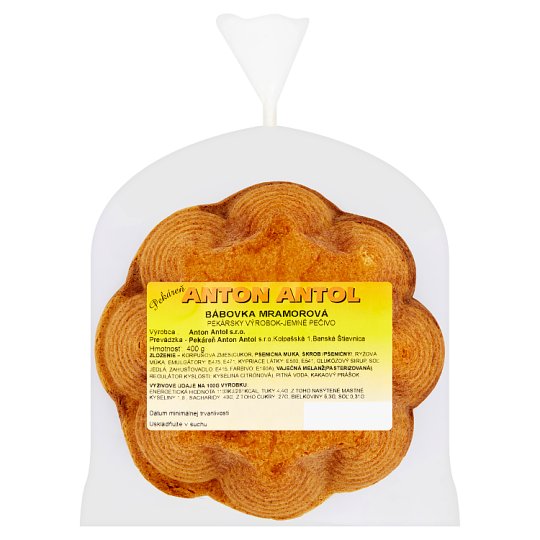 Pekáreň Anton Antol Bábovka mramorová 400 g