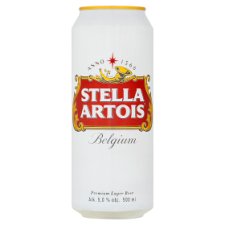 Stella Artois Premium Lager Beer 0.5 L