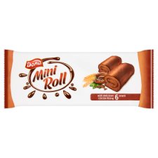 Doma Mini Roll with Delicious Cocoa Filling 6 x 32 g