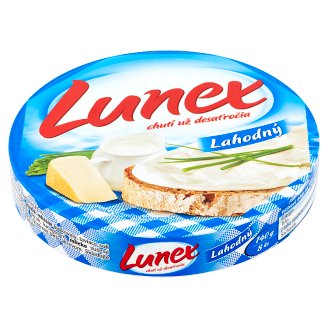 Lunex Lahodný tavený syr 8 ks 140 g