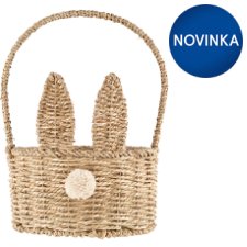 Easter Bunny Basket Natural 24 cm