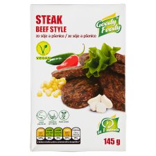 Goody Foody Steak Beef Style zo sóje a pšenice 145 g