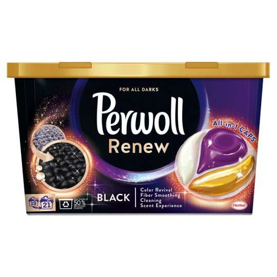Perwoll Renew Black Caps Concentrated PreDosed Detergent 21 Washes 283