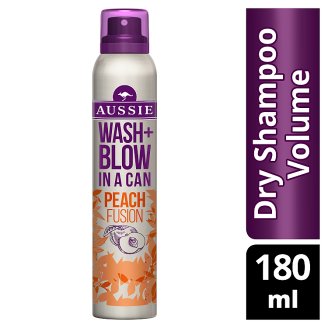 Aussie Wash + Blow Peach Fusion Suchý Šampón 180 ml