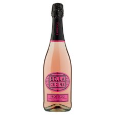 Bella Cucina Prosecco D.O.C. Spumante Rosé Millesimanto Extra Dry Pink Sparkling Wine 750 ml