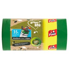 Fino Green Life Garbage Bags 35 L 22 pcs