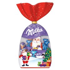 Milka balíček mix čokolády, Snehuliak, Santa, sušienka 126 g