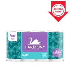 Harmony Soft White Toilet Paper 3 Ply 8 pcs