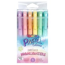 Colorino Pastel Colours pastelové zvýrazňovače 6 ks