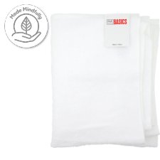F&F Basics Bath Sheet White 100 cm x 140 cm
