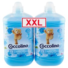 Coccolino Blue Splash koncentrovaný avivážny prípravok 72 praní 2 x 1800 ml