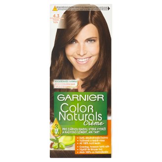 Garnier Color Naturals Crème dlhotrvajúca vyživujúca farba hnedá zlatá 4.3