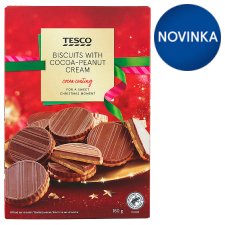 Tesco Biscuits with Cocoa-Peanut Cream 180 g