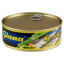 Giana Baltic Sprats in Sauce with Addition of Oil 240 g