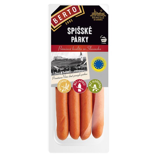 Berto Spišské párky 400 g