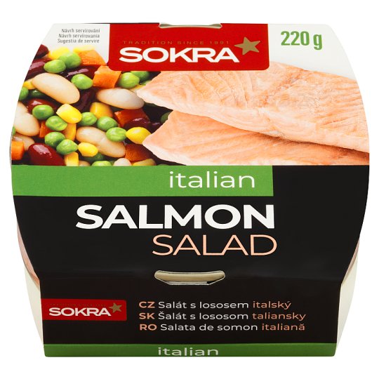 Sokra Taliansky šalát s lososom 220 g