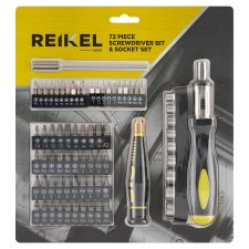 Reikel Screwdriver Bit & Socket Set 72 pcs