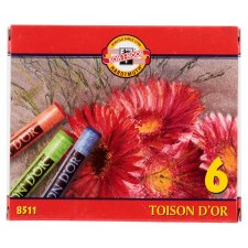 KOH-I-NOOR Toison D'Or Set of Soft Pastels 6 pcs