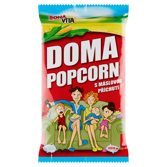 Bona Vita Doma Popcorn s maslovou príchuťou 100 g