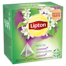 Lipton Aromatizovaný zelený čaj s jazmínom 20 vrecúšok 34 g