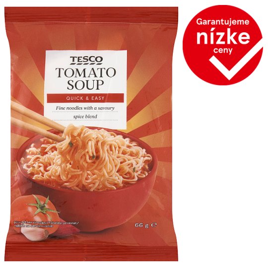 Tesco Tomato Soup 66 g Tesco Groceries