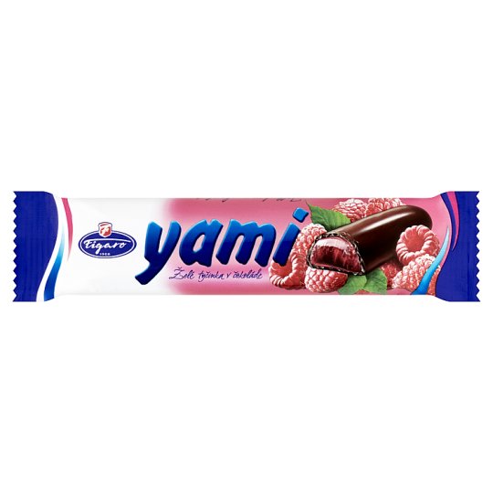 Figaro Yami Želé tyčinka v čokoláde s malinovou príchuťou 25 g