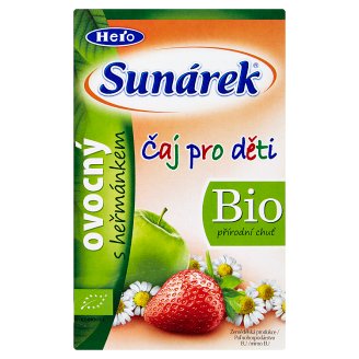 Sunárek Bio ovocný čaj s harmančekom 20 x 1,5 g