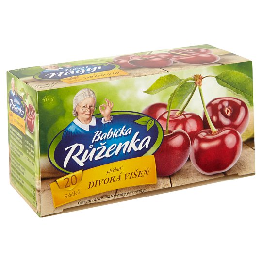 Babička Růženka Ovocný čaj s príchuťou divokej višne 20 x 2 g