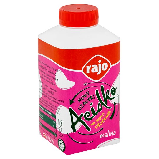 Rajo Acidko Zakysané mlieko malina 450 g
