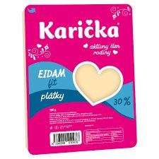 Karička Eidam 30 % plátky fit 100 g