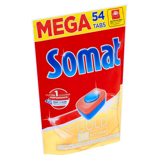 Somat Gold Tablety na automatické umývanie riadu 54 tabliet 1036,8 g