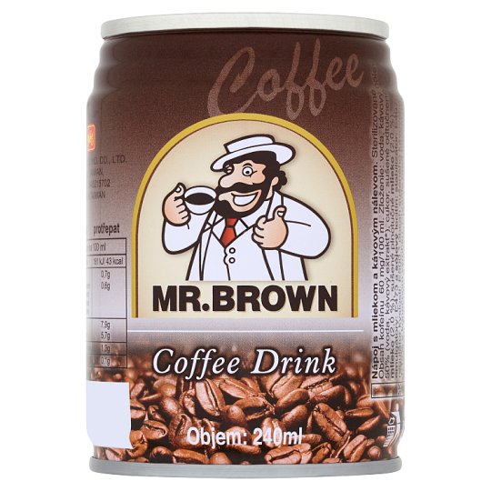 Mr. Brown Nápoj s mliekom a kakaovým nálevom 240 ml