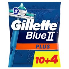 Gillette BlueII Plus Pánske Jednorazové Holiace Strojčeky x14