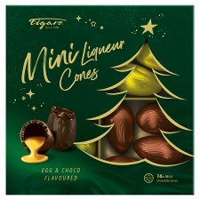 Figaro Mini Liqueur Cones Egg and Choco Flavoured 16 pcs 145.6 g