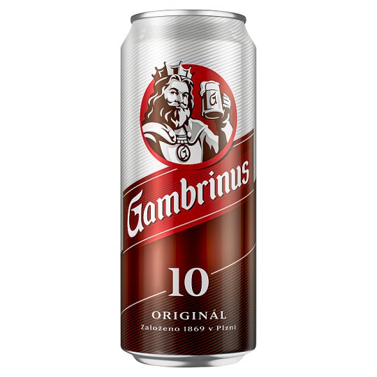 Gambrinus Original 10 Light Draft Beer 500 ml