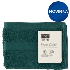 F&F Home Dark Green Face Cloth 30 x 30 cm