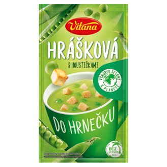 Vitana Do hrnečku Instantná polievka hrášková so žemličkami 27 g