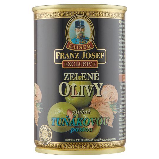 Franz Josef Kaiser Exclusive Green Olives Stuffed with Tuna Paste 300 g