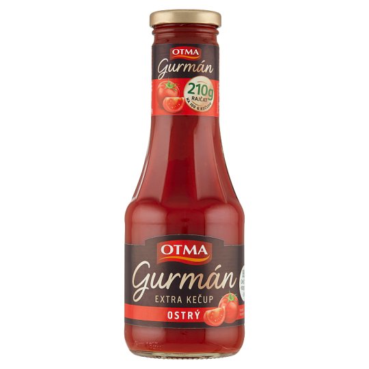 Otma Gurmán Extra kečup ostrý 520 g