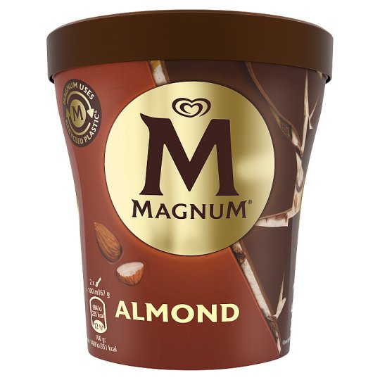 Magnum Almond zmrzlina v kelímku 440 ml