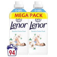 Lenor Fabric Conditioner  94 Washes, Sensitive Cotton Fresh