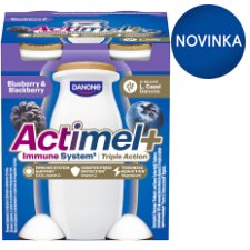 ACTIMEL Triple Action Čučoriedka - Černica 4 x 100 g