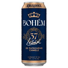 Krušovice Bohém 37 Pale Lager Beer 0.5 L