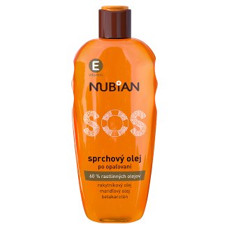 Nubian SOS ošetrujúci sprchový olej po opaľovaní 200 ml