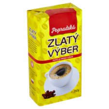 Popradská Zlatý výber pražená mletá káva 250 g