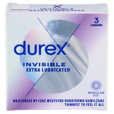 Durex Invisible prezervatívy 3 ks