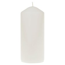 F&F Home White dekoratívna sviečka 372 g