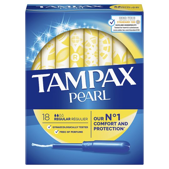 Tampax Pearl Regular Tampóny S Aplikátorom 18 ks